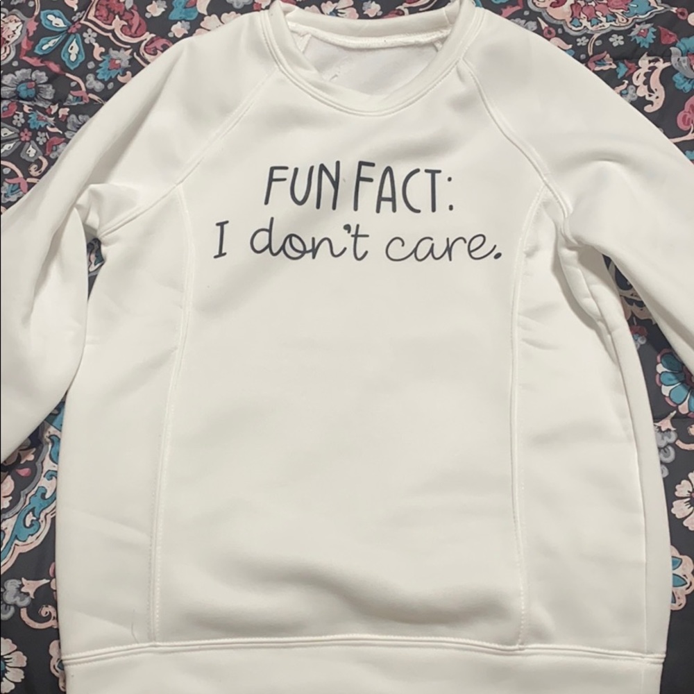 White New Sweatshirt/Loungewear